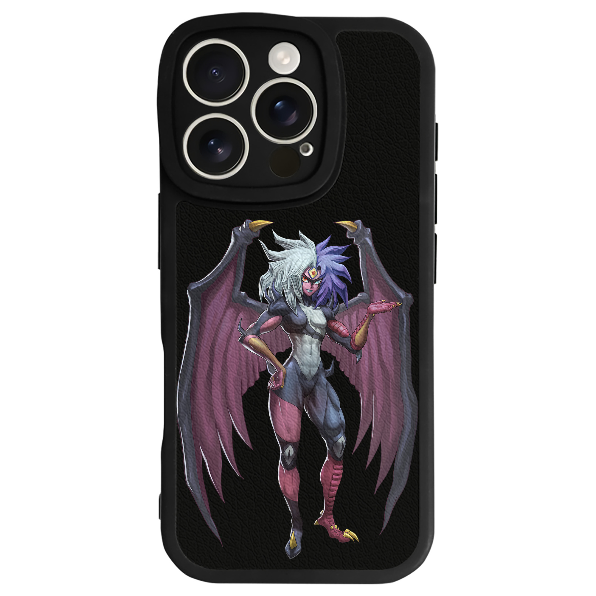 （画像用） 遊☆戯☆王 Yu-Gi-Oh! 【iPhone 16シリーズ対応】シリコンスマホケース（レザー調） 材質：シリコン